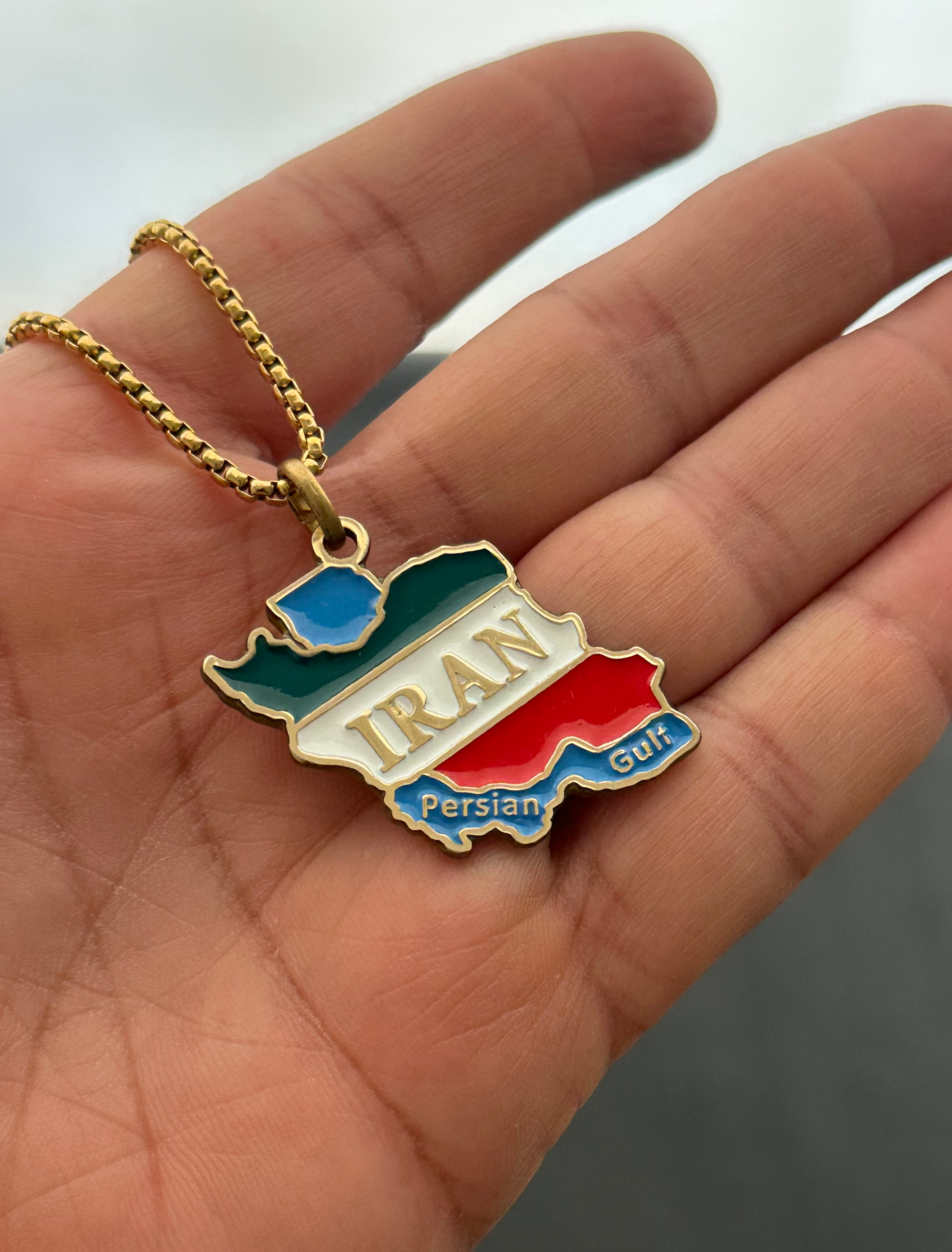 پلاک پرچم ایران انگلیسی